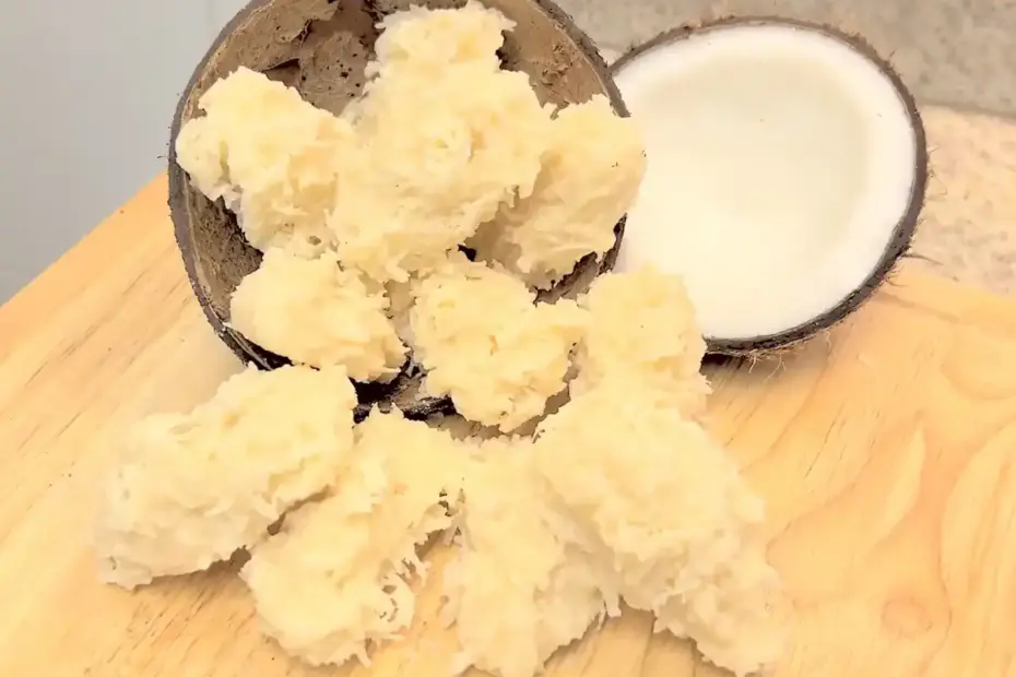 Cocada sem leite condensado