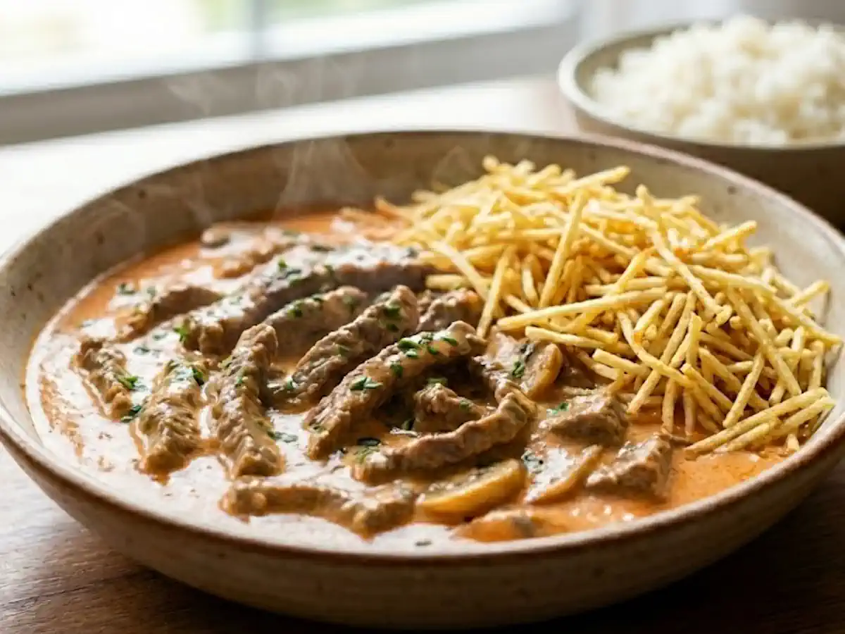 Estrogonofe de Carne