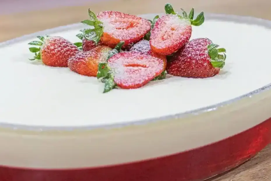 Mousse de leite Ninho com Gelatina