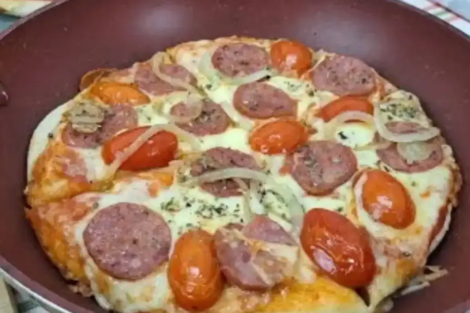 Pizza de Frigideira Rápida