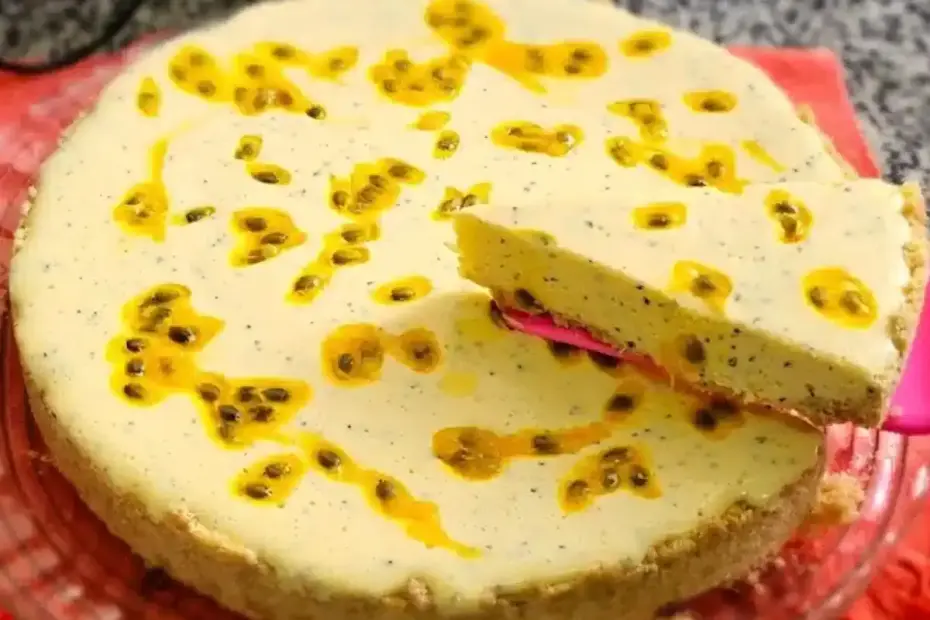 Torta de Maracujá Irresistível